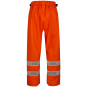 Pantalon MACADAM orange HV EN iso 20471 dos