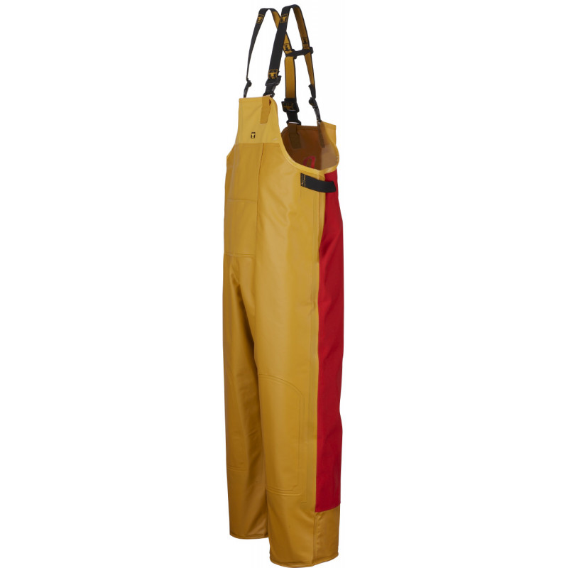 Guy Cotten's Drembib bib and braces breathable and waterproof yellow Red