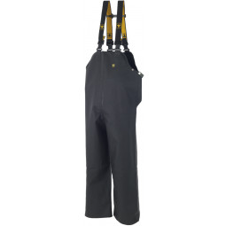 Waterproof Bib and Braces - Black Hitra Glentex