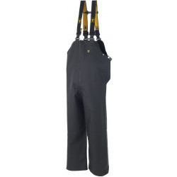 Waterproof Bib and Braces - Black Hitra Glentex
