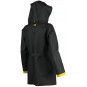 Authentic oilskin jacket woman Hecate Guy Cotten - Black and Yellow 