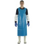  Waterproof PU oilskin work Confort apron for the food industry - Blue