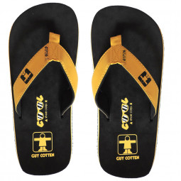 Tongs Muriway Noir / Jaune foncé