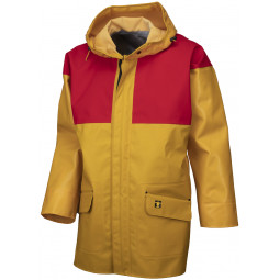 Veste ciré Drempro jaune rouge respirant et imperméable