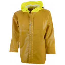 Veste ciré ISOCLAS étanche Tissu Classic jaune GUY COTTEN