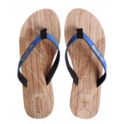 Tongs Kelhuna femme bleu gitane