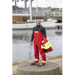 Salopette RP portée par Eric Péron ©Franck Betermin