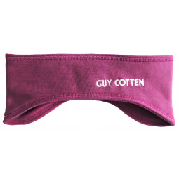 Cache oreilles bleu porté sur femme