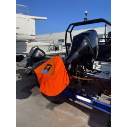 Cache Helice orange Fluo