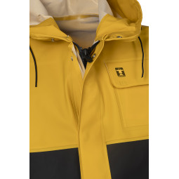 Veste ROMA Jaune Noir, détail