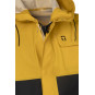 Veste ROMA Jaune Noir, détail