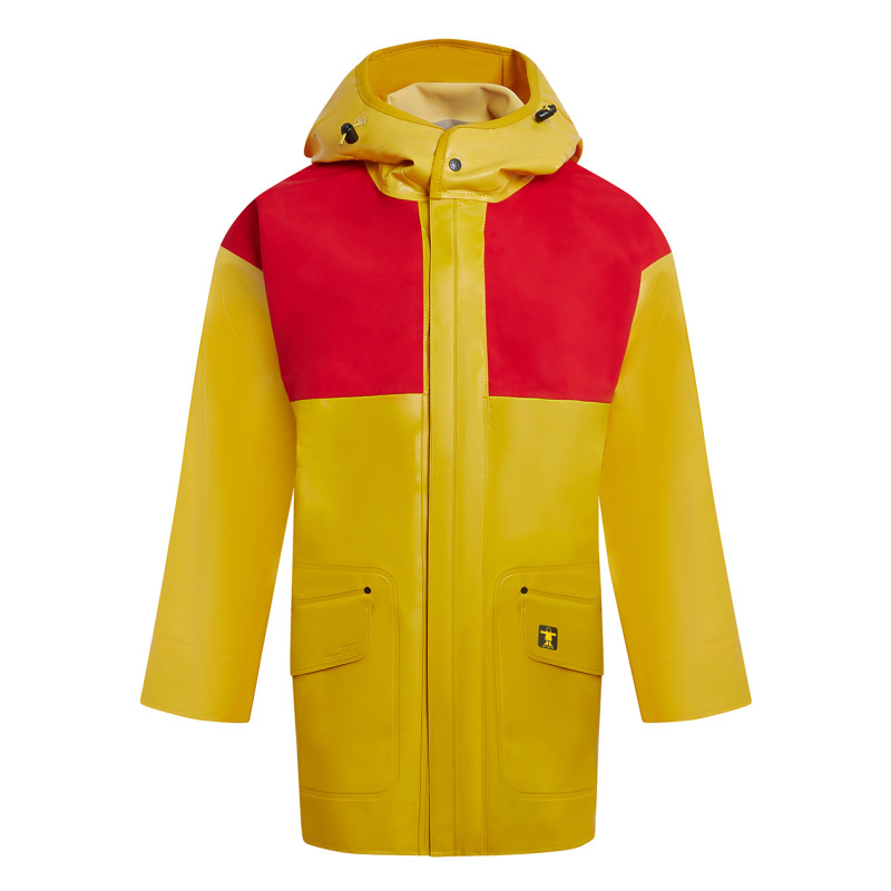 Veste ciré Drempro jaune rouge respirant et imperméable