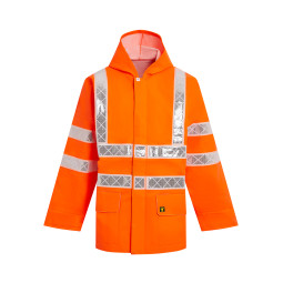 Veste ciré PARAFLASH orange HV EN ISO 20471