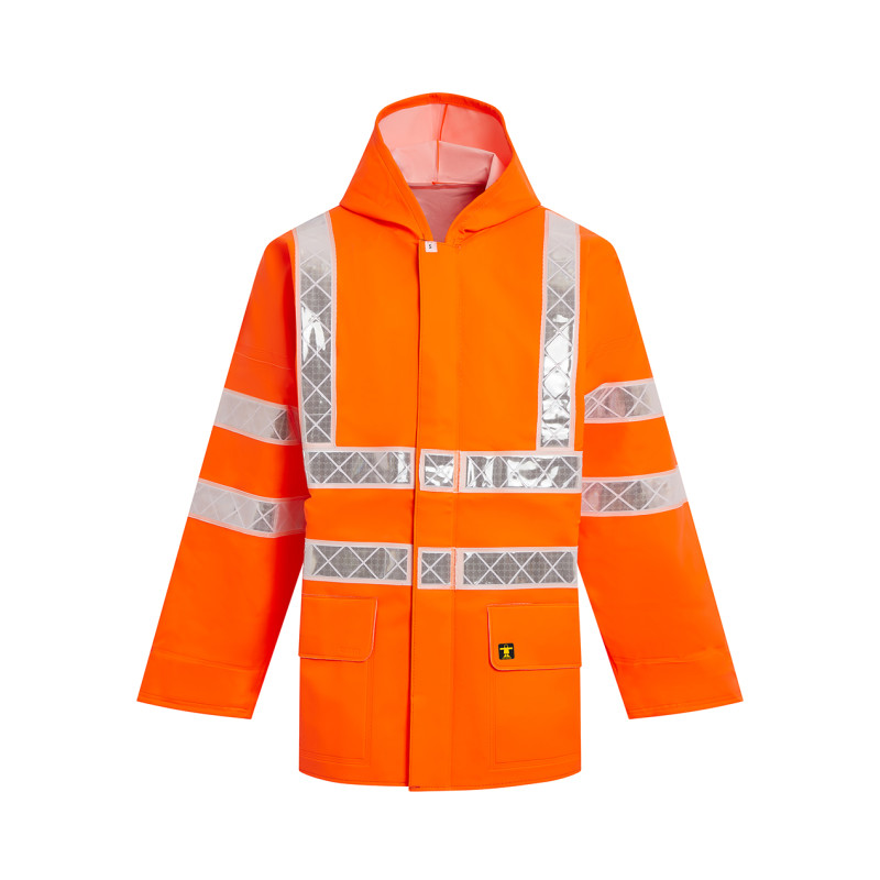 Veste ciré PARAFLASH orange HV EN ISO 20471