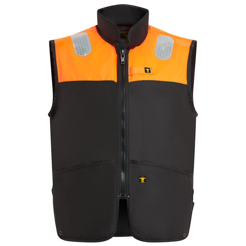 Gilet Flottant NEPTUNE (EN iso 12402-5) marine orange fluo