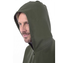 Capuche manteau long glentex vert