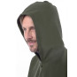 Capuche manteau long glentex vert