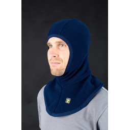 Cagoule polaire portée