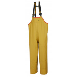 Waterproof North Sea bib and braces - Yellow