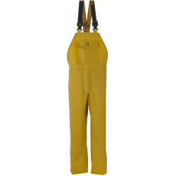 Cotte à bretelles étanche jaune