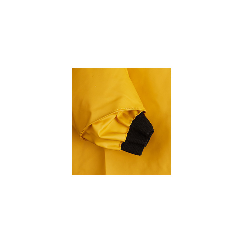 Guy Cotten Yellow Drenec Smock – Nylpeche Waterproof Fishing Coat, 1/4 Zip, Unisex, Made In France