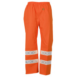 Pantalon ciré Poulflash  HV étanche ORANGE FLUO