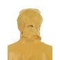 Waterproof oilskin jacket Rosbras yellow- Magic hood - Back