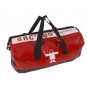 Semi-waterproof Duo compartment oilskin bag - Red