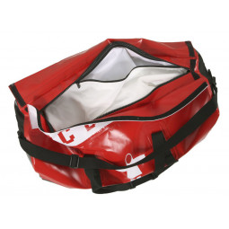 Semi-waterproof Duo compartment oilskin bag - Black